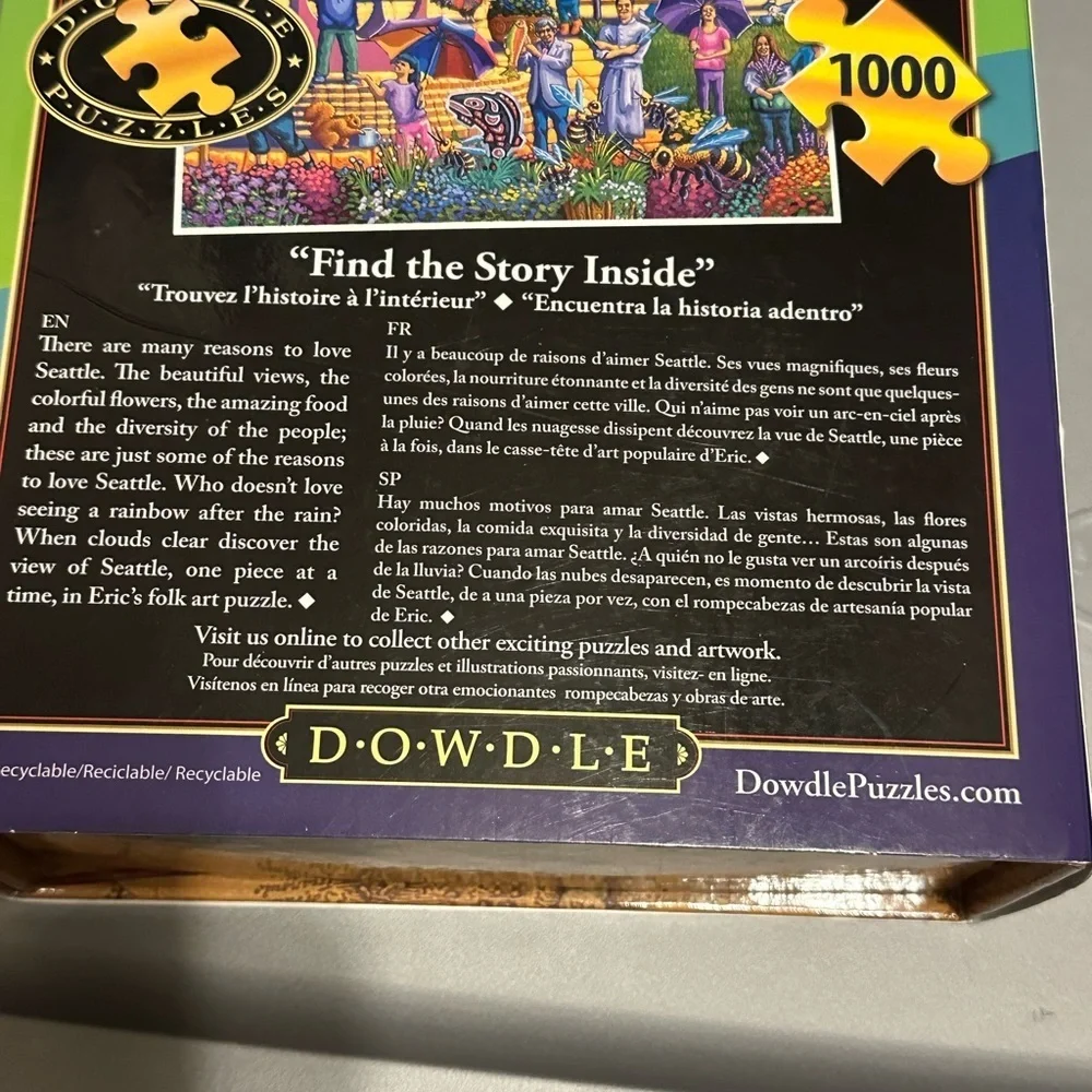 Dowdle Jigsaw Puzzle - Seattle - 1000 Piece
